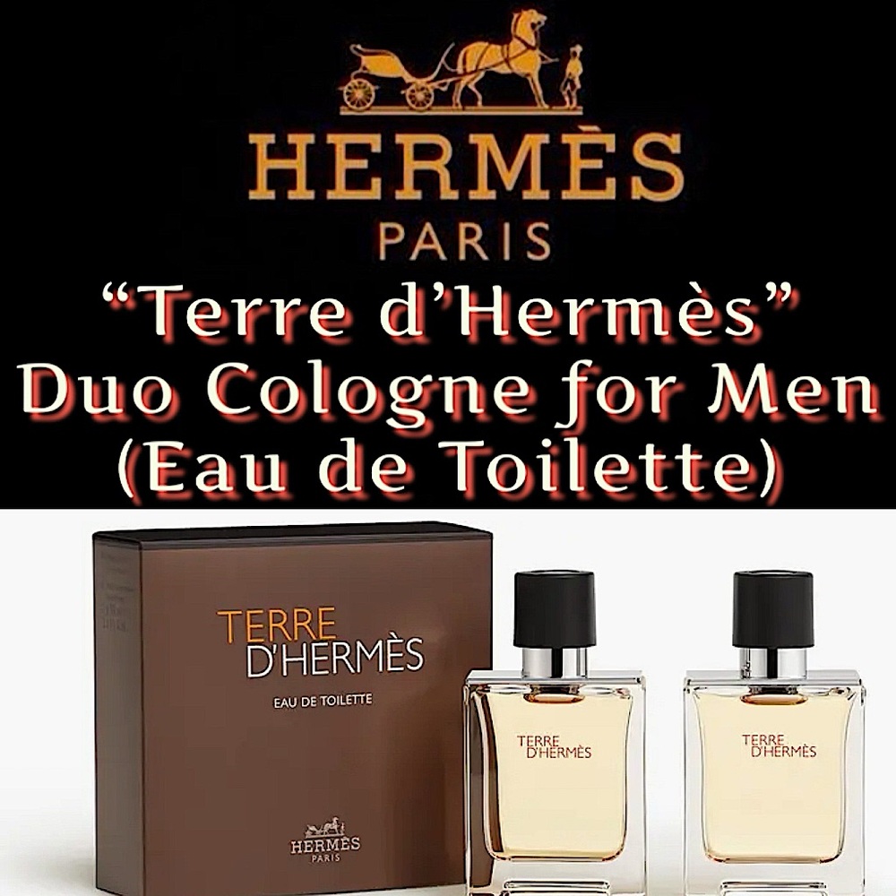 ✨Hermès - “Terre d’Hermès” EDT Duo Cologne for Men✨- NWT